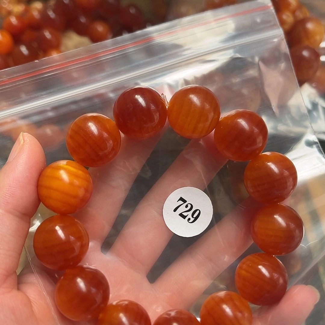 用***8松木（琥珀木）手串/手链729包浆1.9