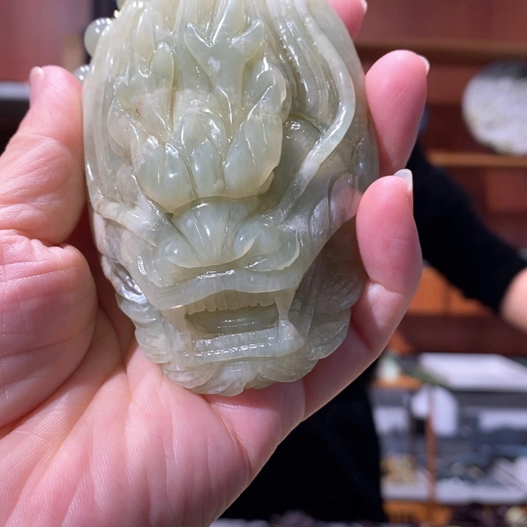未镶嵌岫玉毛衣链