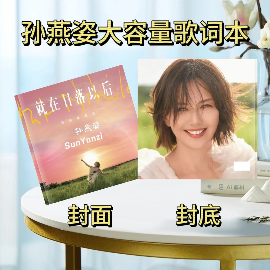 孙燕姿大容量歌词本孙燕姿周边纪念册演唱会