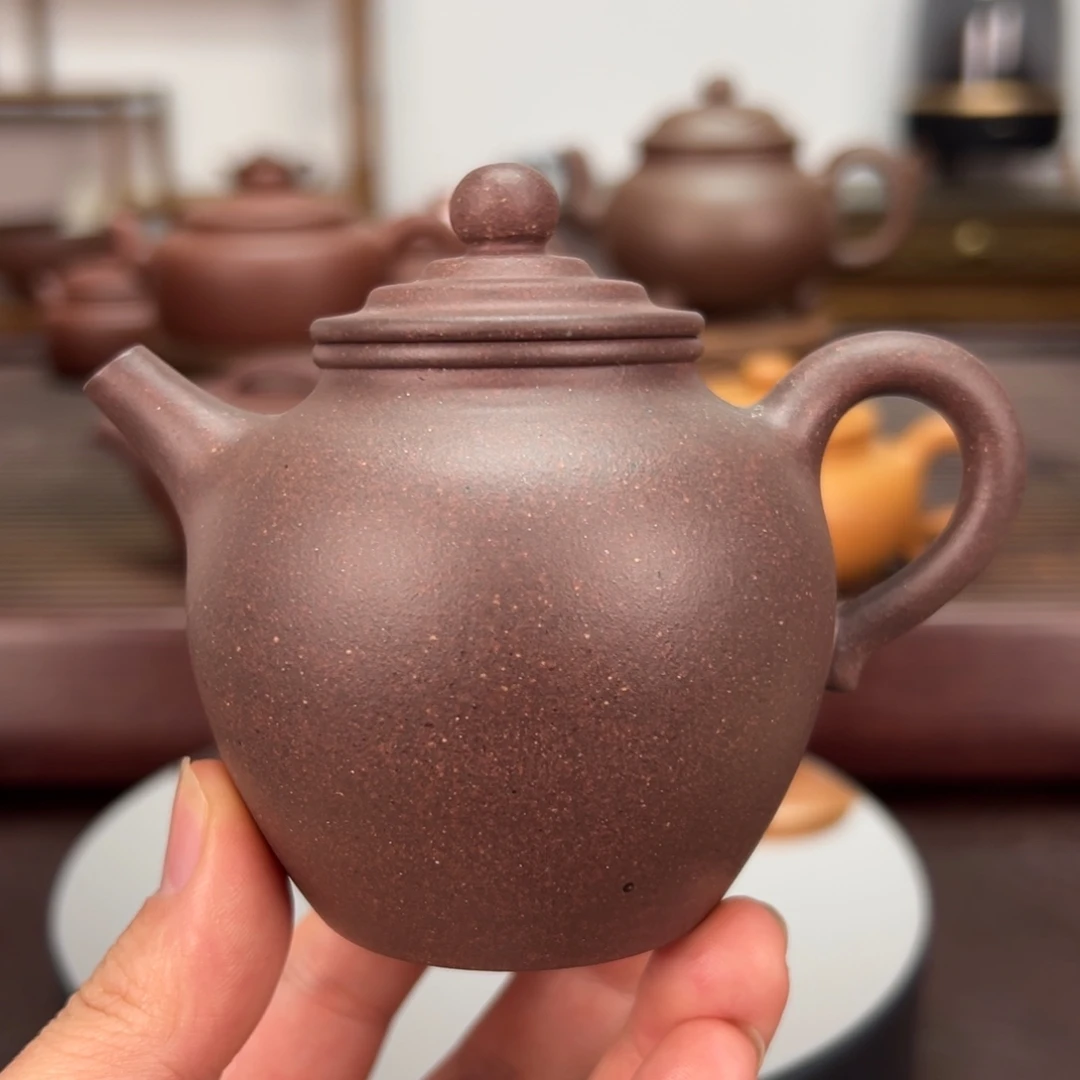 茶壶紫砂老紫泥 150 毫升