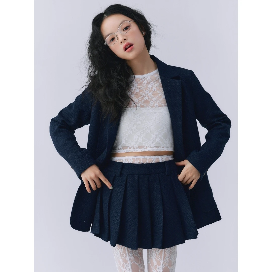 【表姐家】春季新款 E 精致粗花气质奢华质感百搭显瘦西装外套夹克