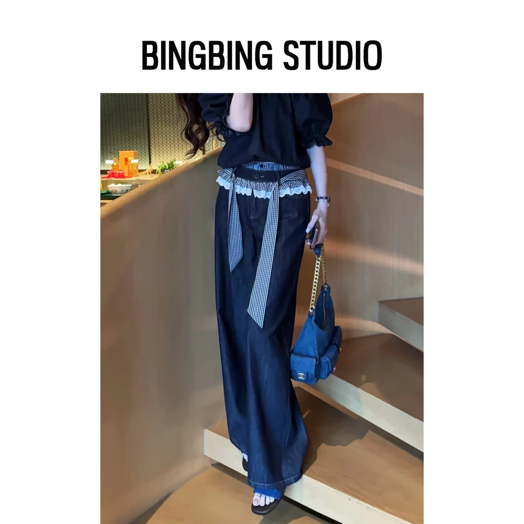 冰冰●「出街神器裤子」夏季潮流洋气小众百搭牛仔裤BBX5TZ0905-NZK