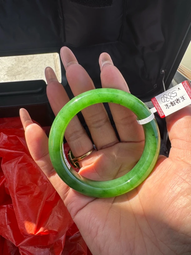 和田玉，俄罗斯碧玉时尚手镯