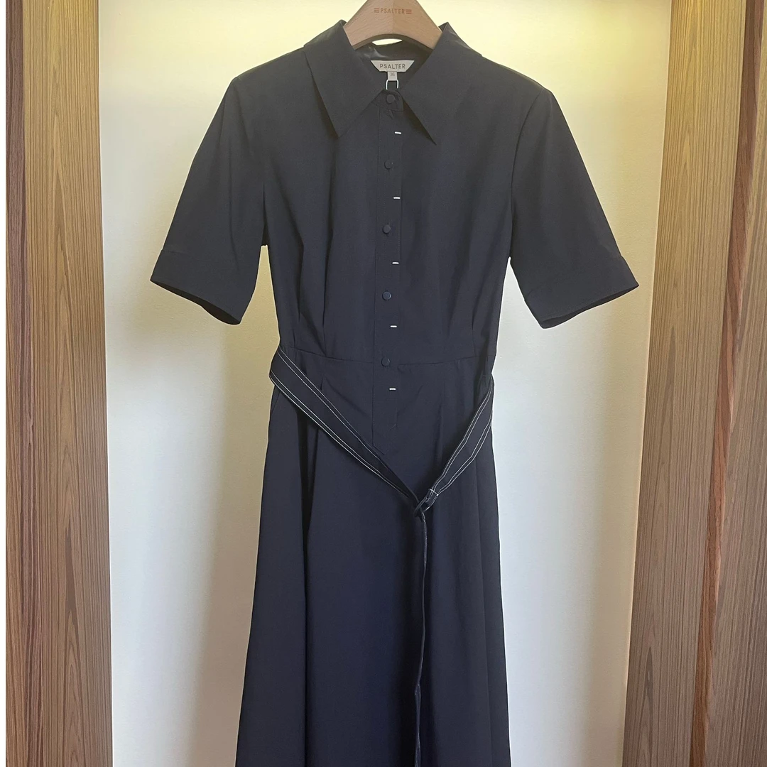 夏季新款通勤感修身显疼深海蓝6C65305113