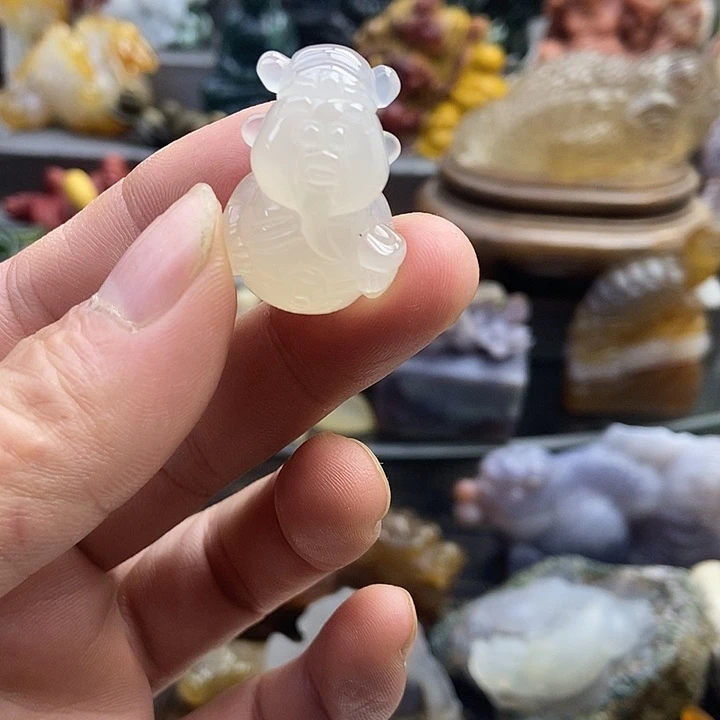 未镶嵌挂件石英质玉