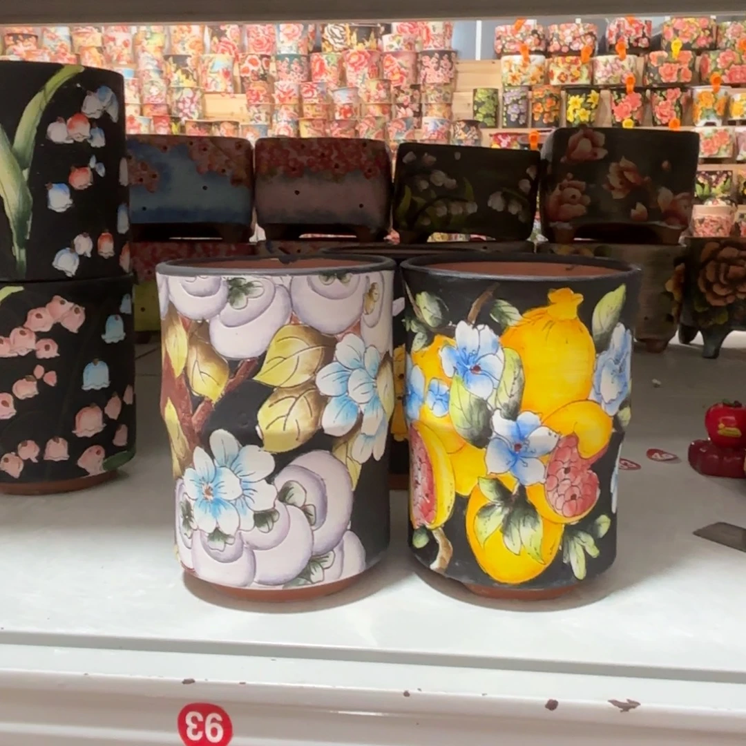 景德镇手绘花盆陶瓷9/13