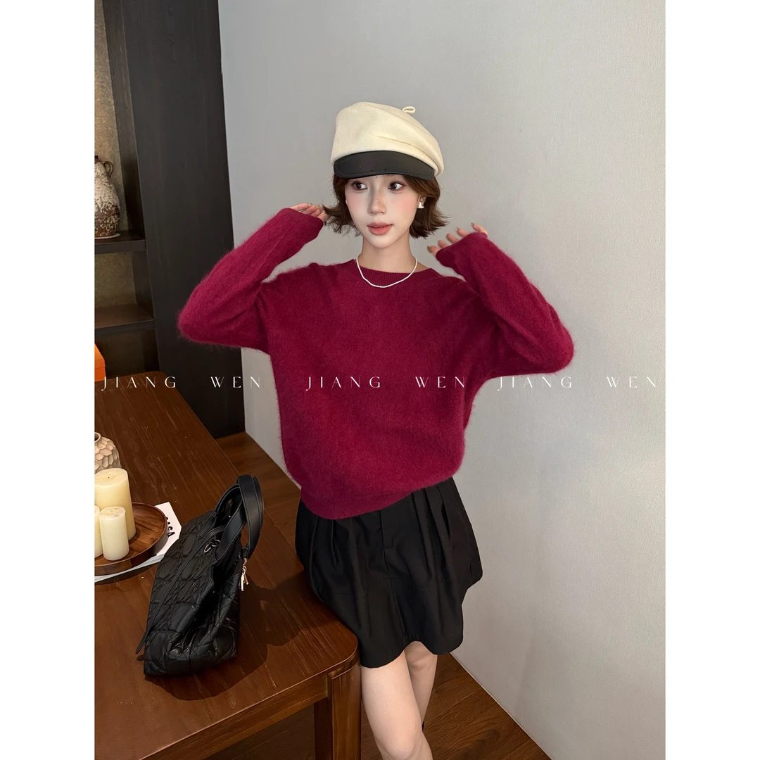 10月1日 10:00 新品开售【乌梅子酱】“绵羊毛+山羊绒”毛绒绒毛衣