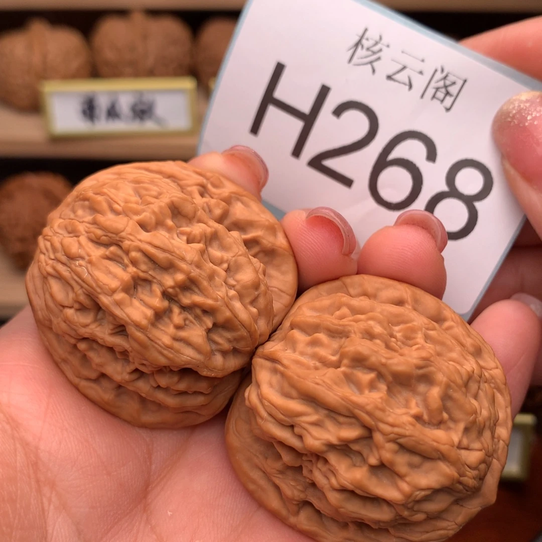 吊坠文玩核桃40全品堂上虎头