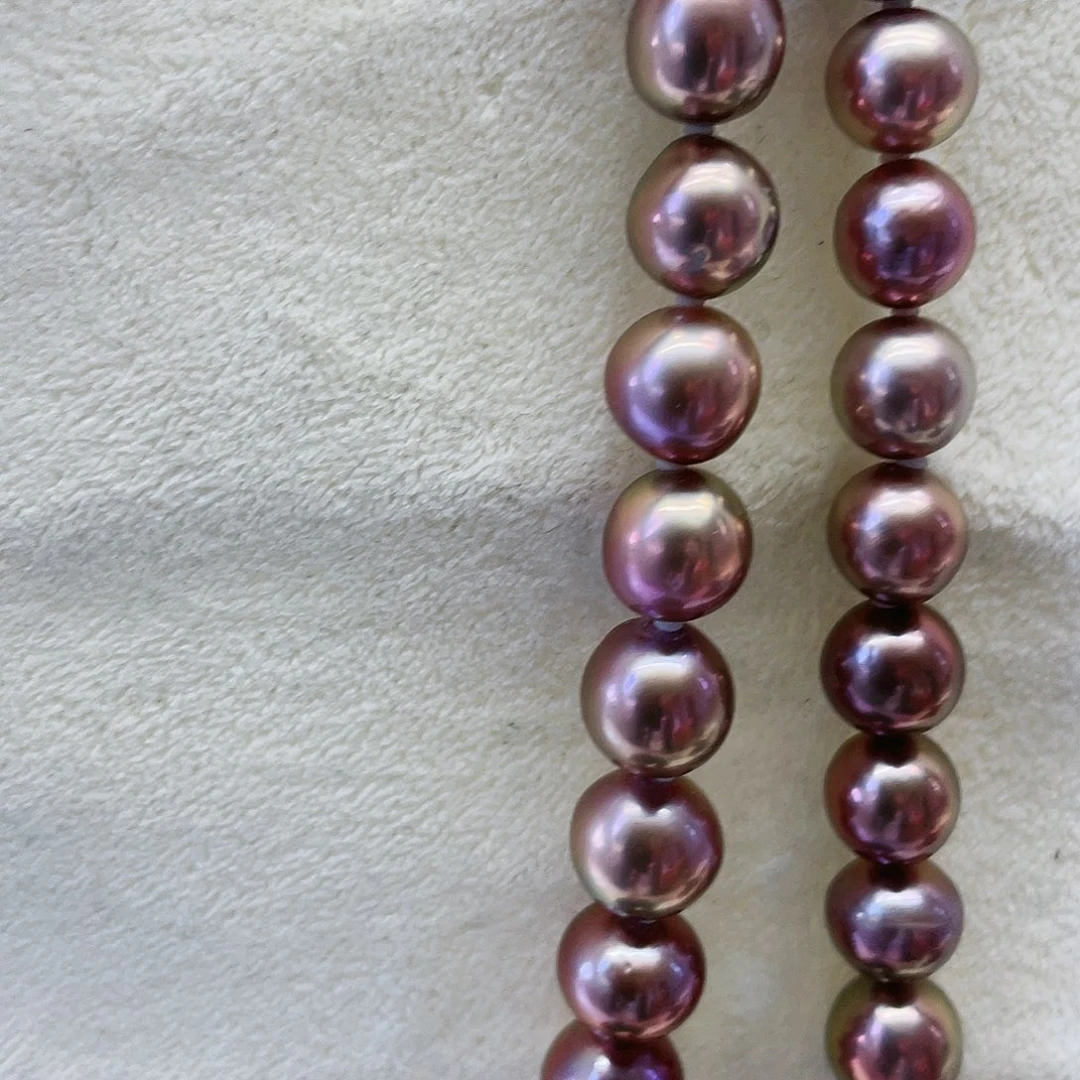 淡水珍珠颈饰银S925镶嵌