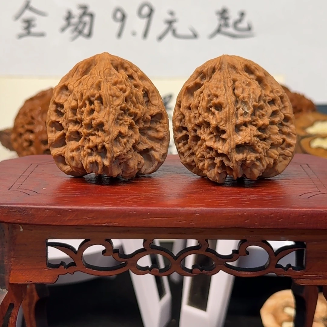 把件文玩核桃33号南疆边41肚38高42全品无药无修原生态