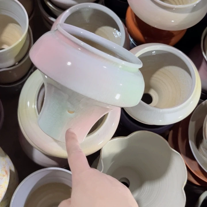 瓷片口12高14瑕景德镇陶瓷