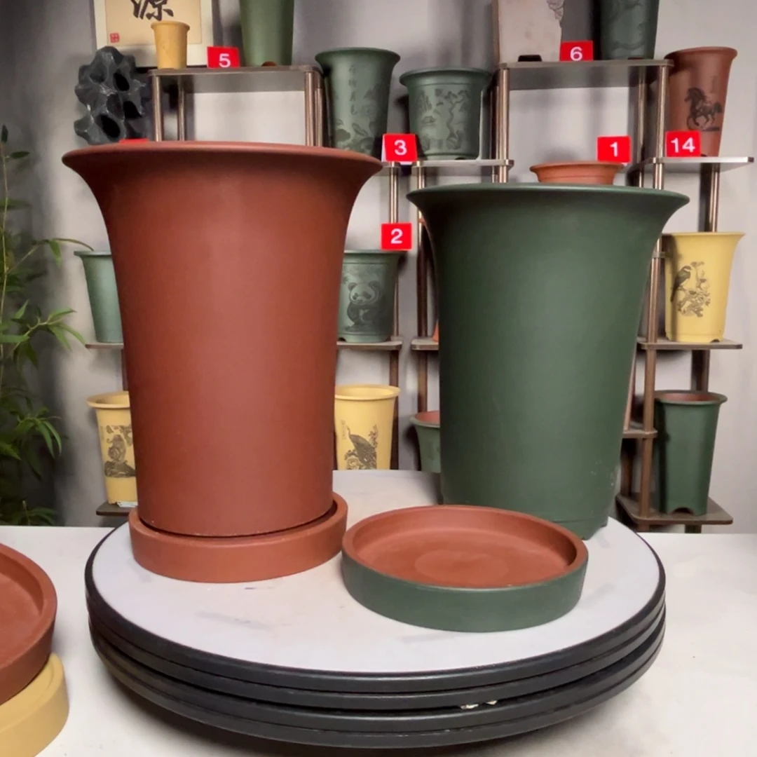 紫砂花盆紫砂花盆