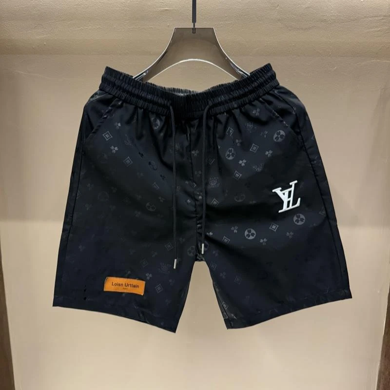 轻奢新款男士字母印花松紧腰休闲夏季运动短裤百搭时尚潮流ins