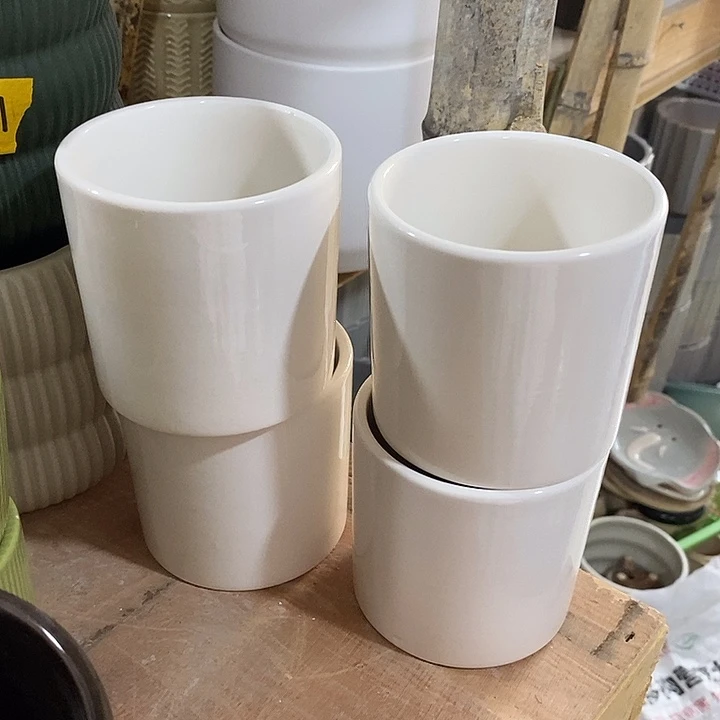 摆件陶盆有孔 微瑕介意勿拍