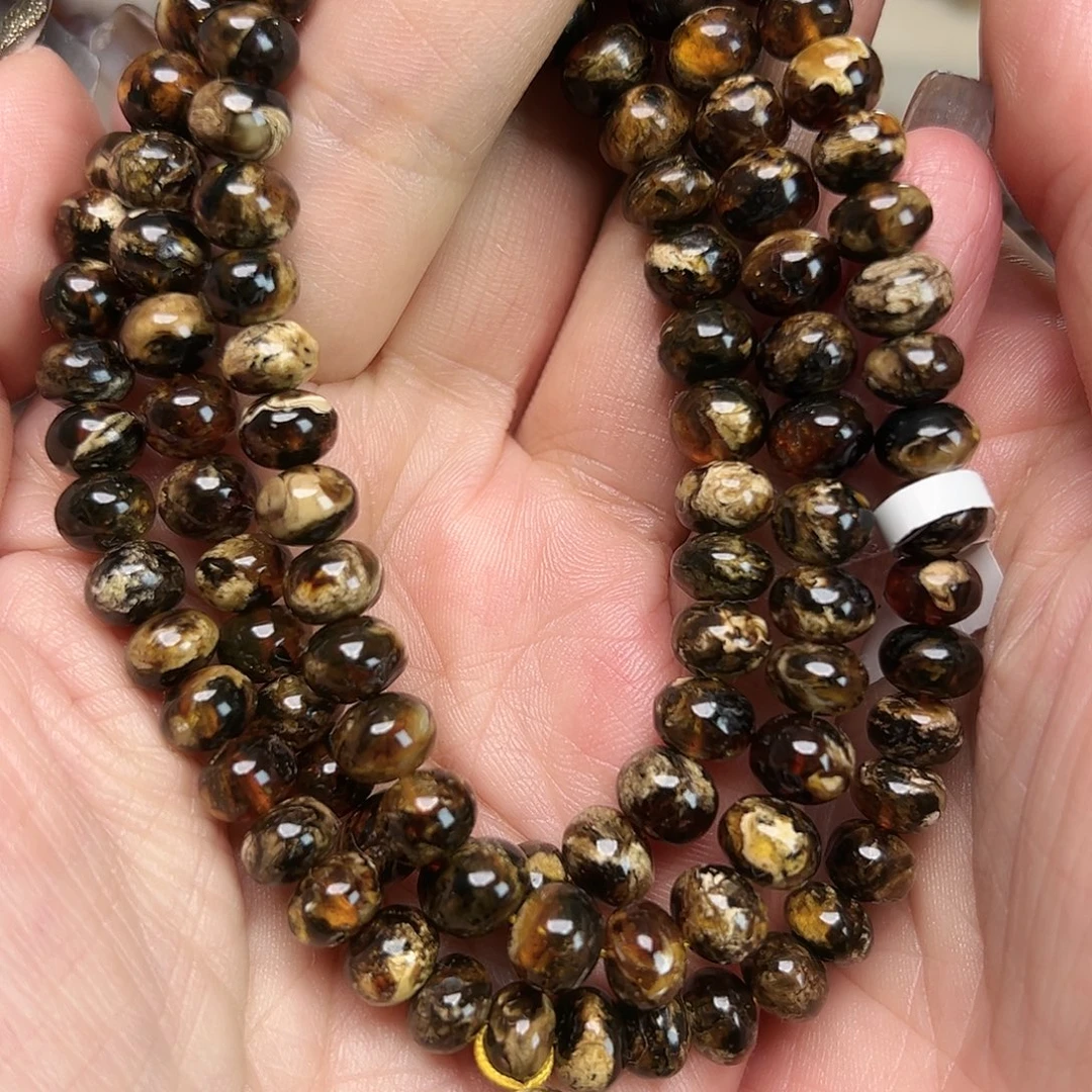 琥珀未镶嵌裸石抚顺琥珀20470七