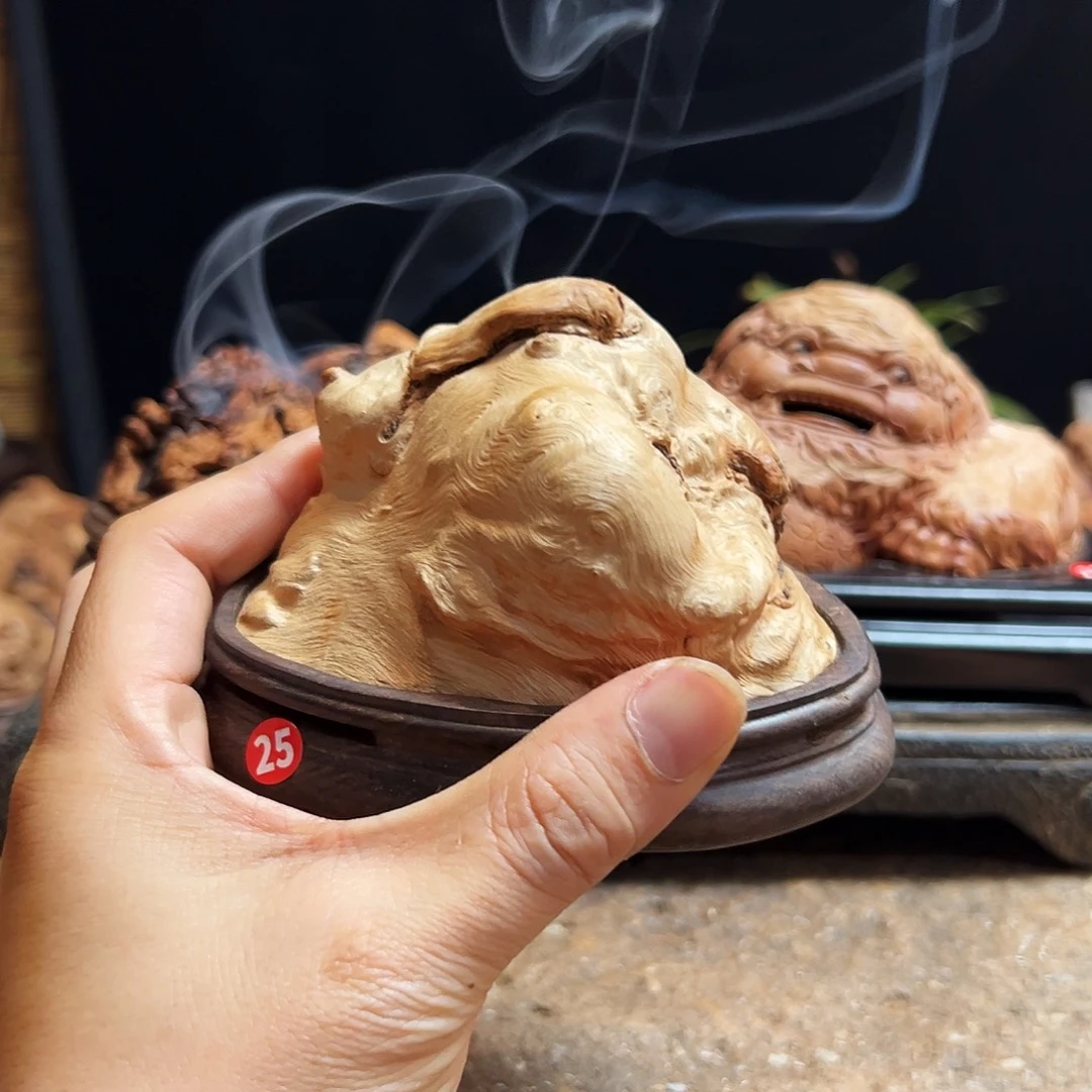 少***明荔枝木熏香成品香炉