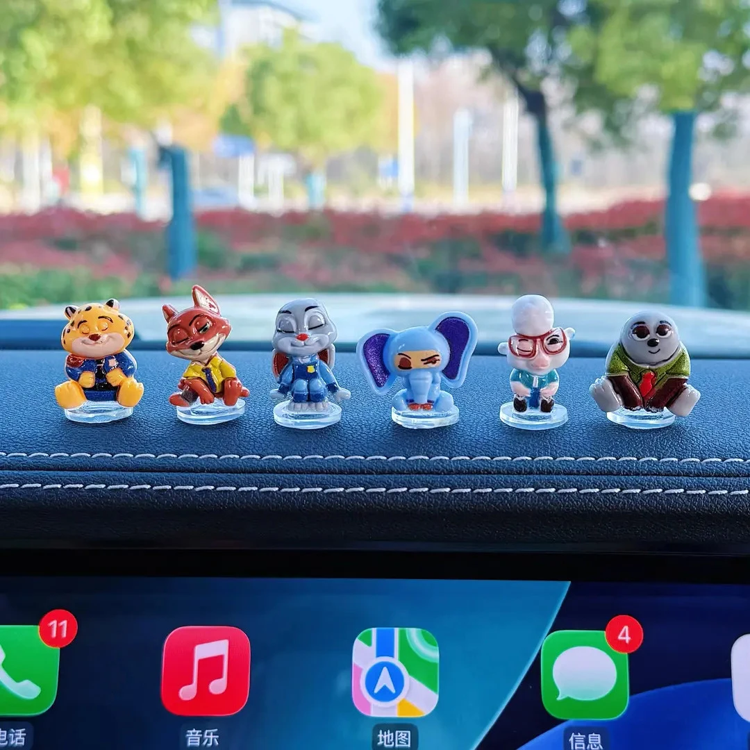 新款可爱朱迪尼克车载摆件汽车中控台摆件疯狂动物城卡通车载装饰商品图