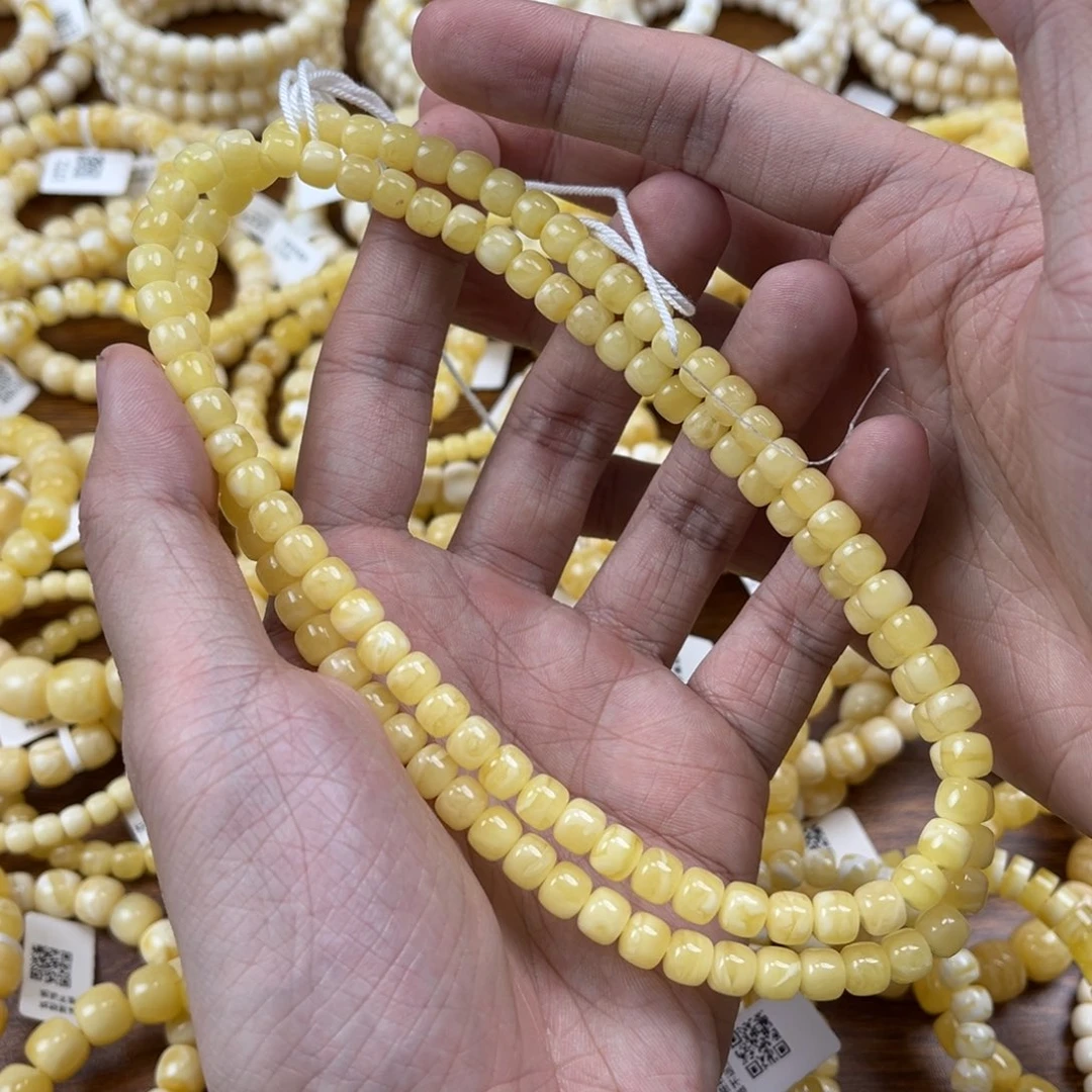 蜜蜡手串未镶嵌蜜蜡手串多圈7mm