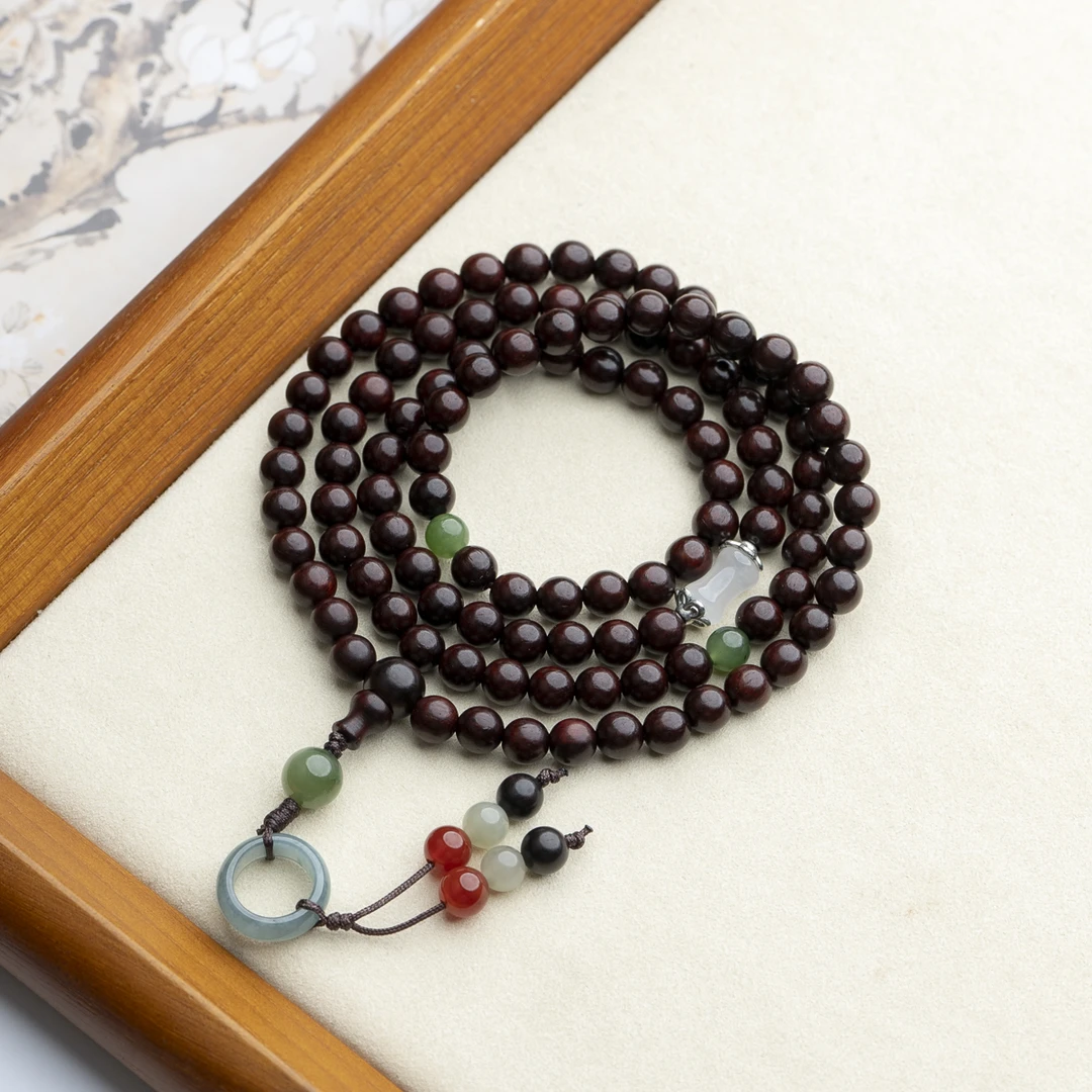 XIANYUAN/仙源小叶紫檀6mm多圈手串佛珠文玩