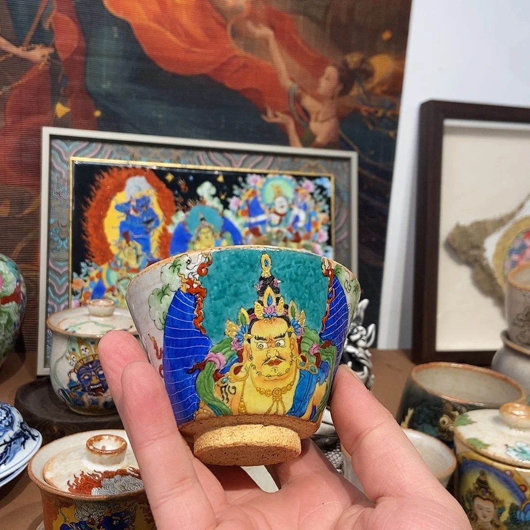 手工制作的一款黄财神