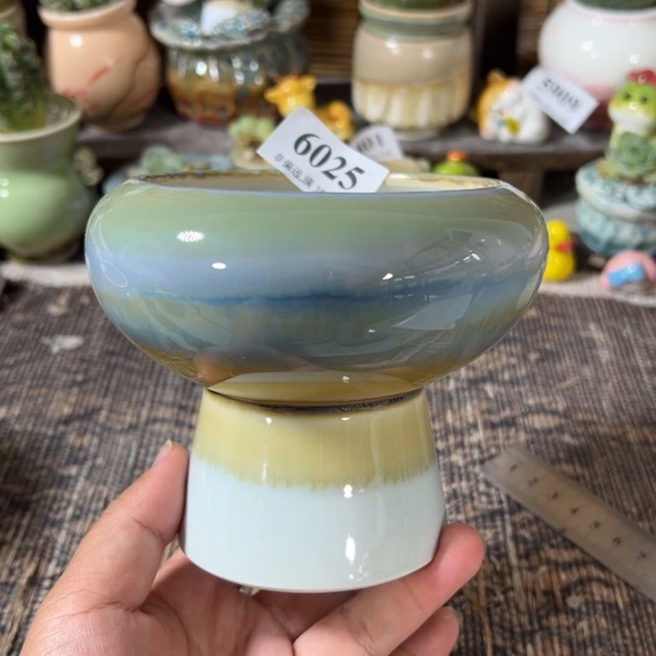 口9高10 手工花盆满30包邮