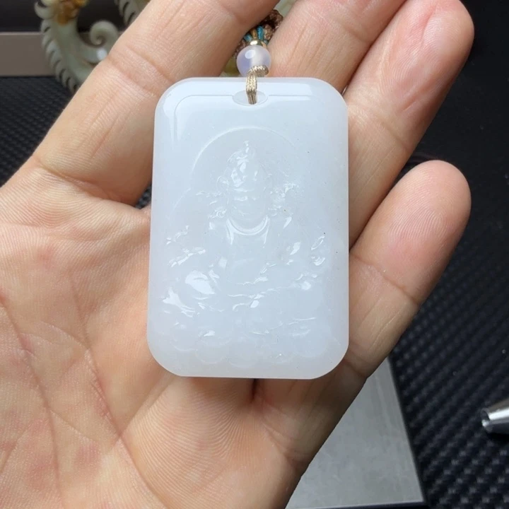 用***4和田玉未镶嵌挂件