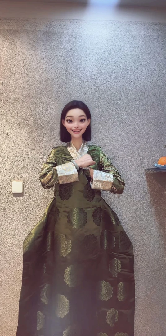 藏历新年必备新款西藏服【牛油果绿】简约百搭款休闲气质时尚