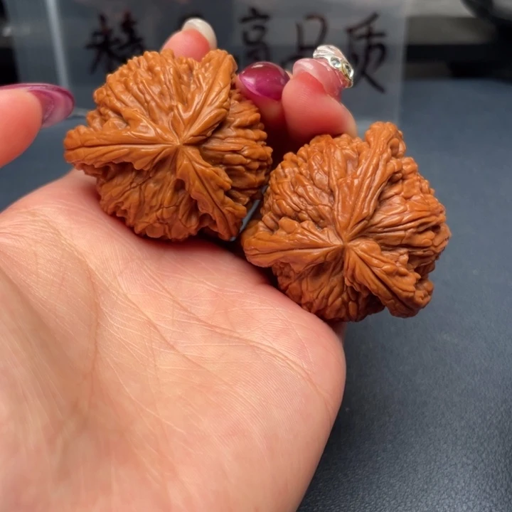 心***月吊坠文玩核桃白狮子