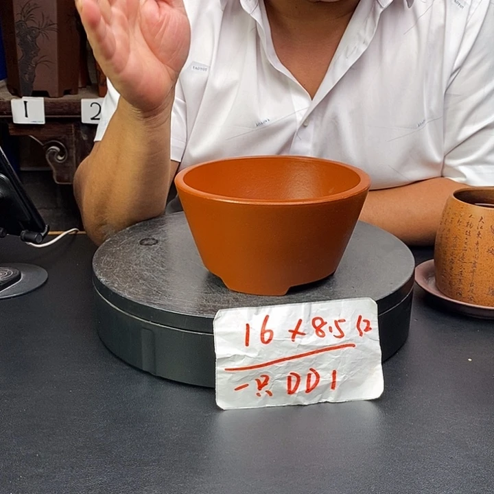 紫砂花盆货号一只DD1