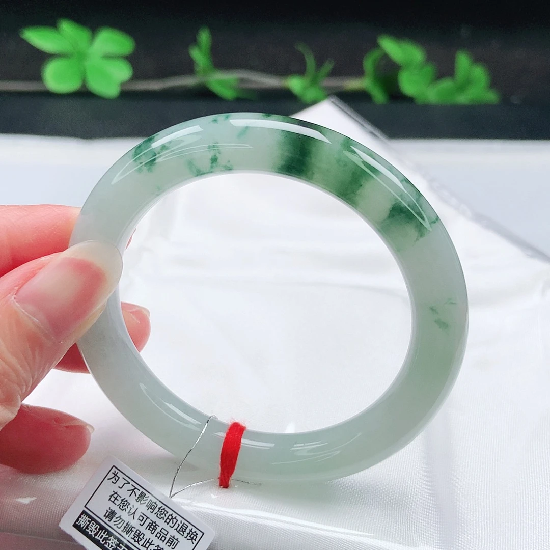 未镶嵌手镯翡翠51圆条