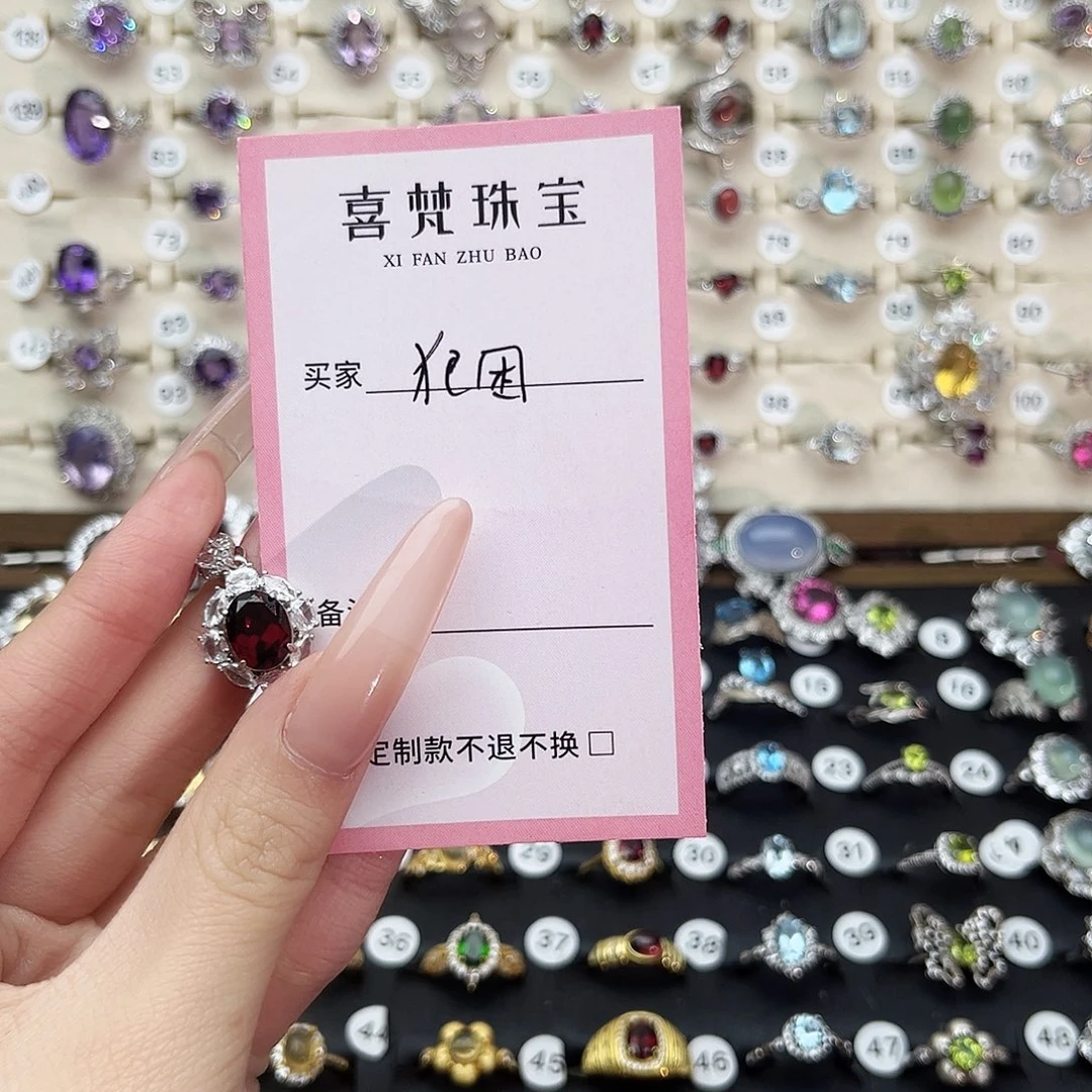 颈饰银S925镶嵌石榴石犯****.