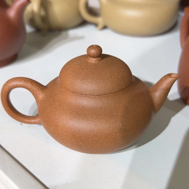 茶壶紫砂段泥梨子120c c