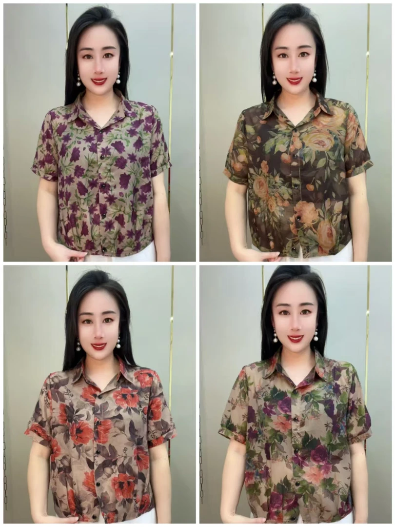 2501款套头大花短袖