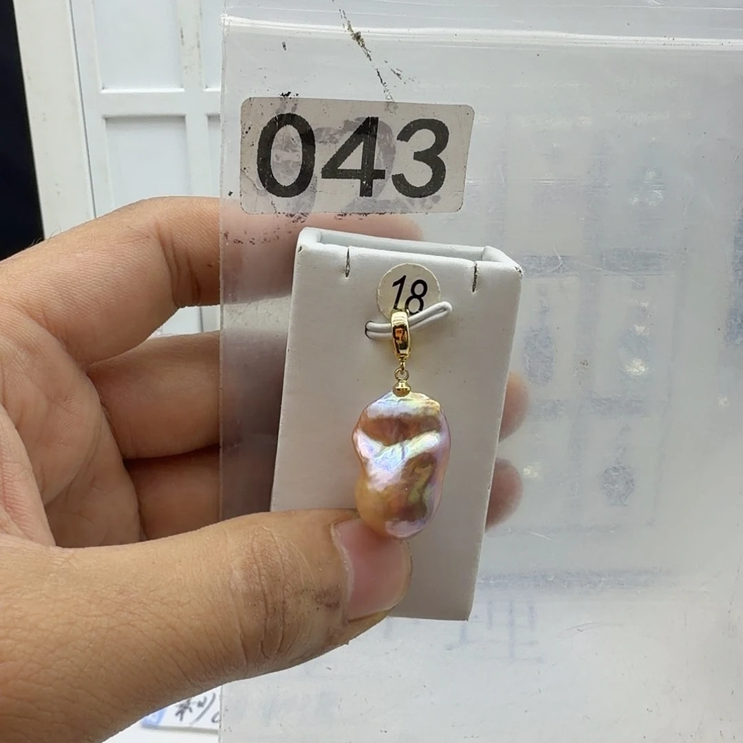 颈饰合金淡水珍珠