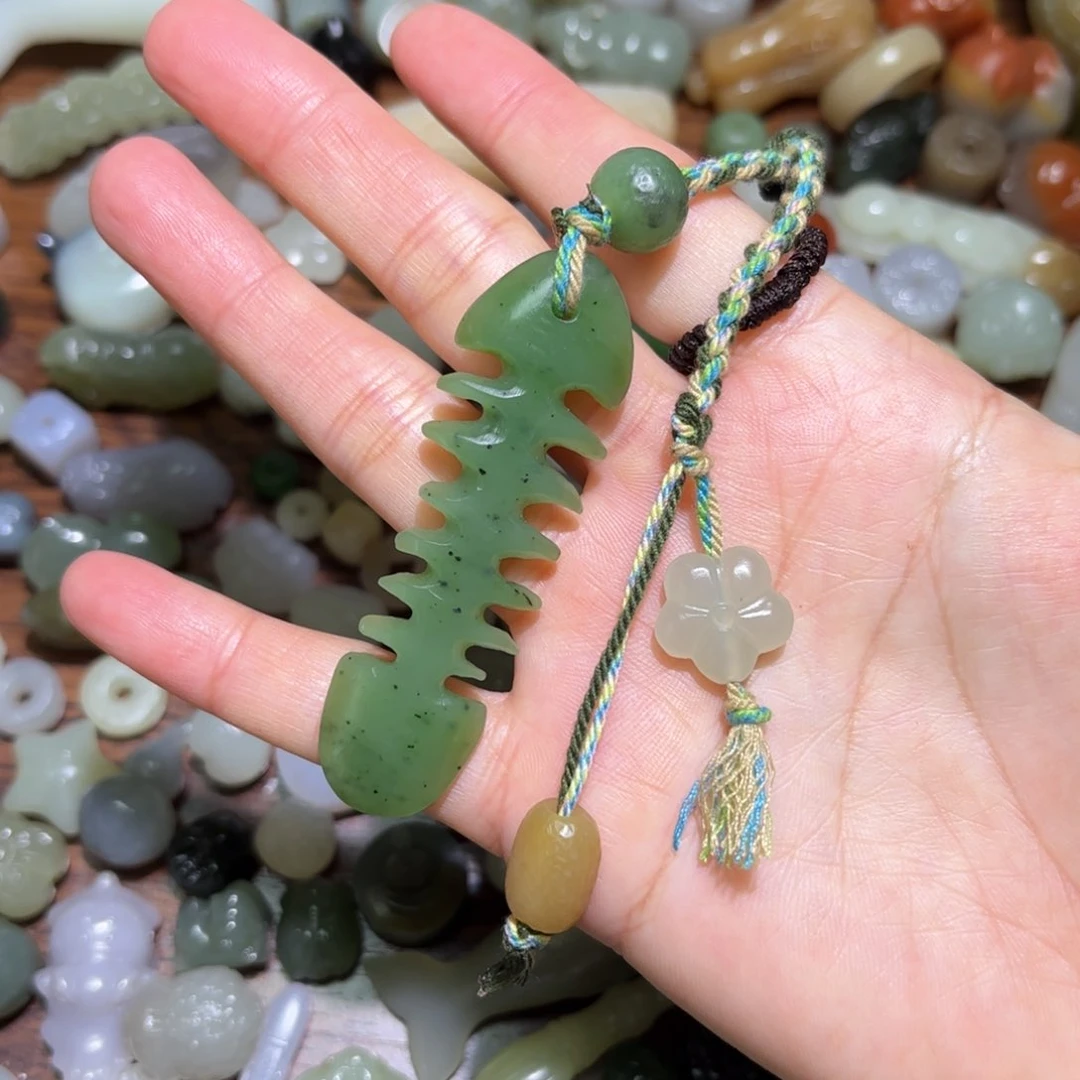 和田玉珠宝半成品未镶嵌
