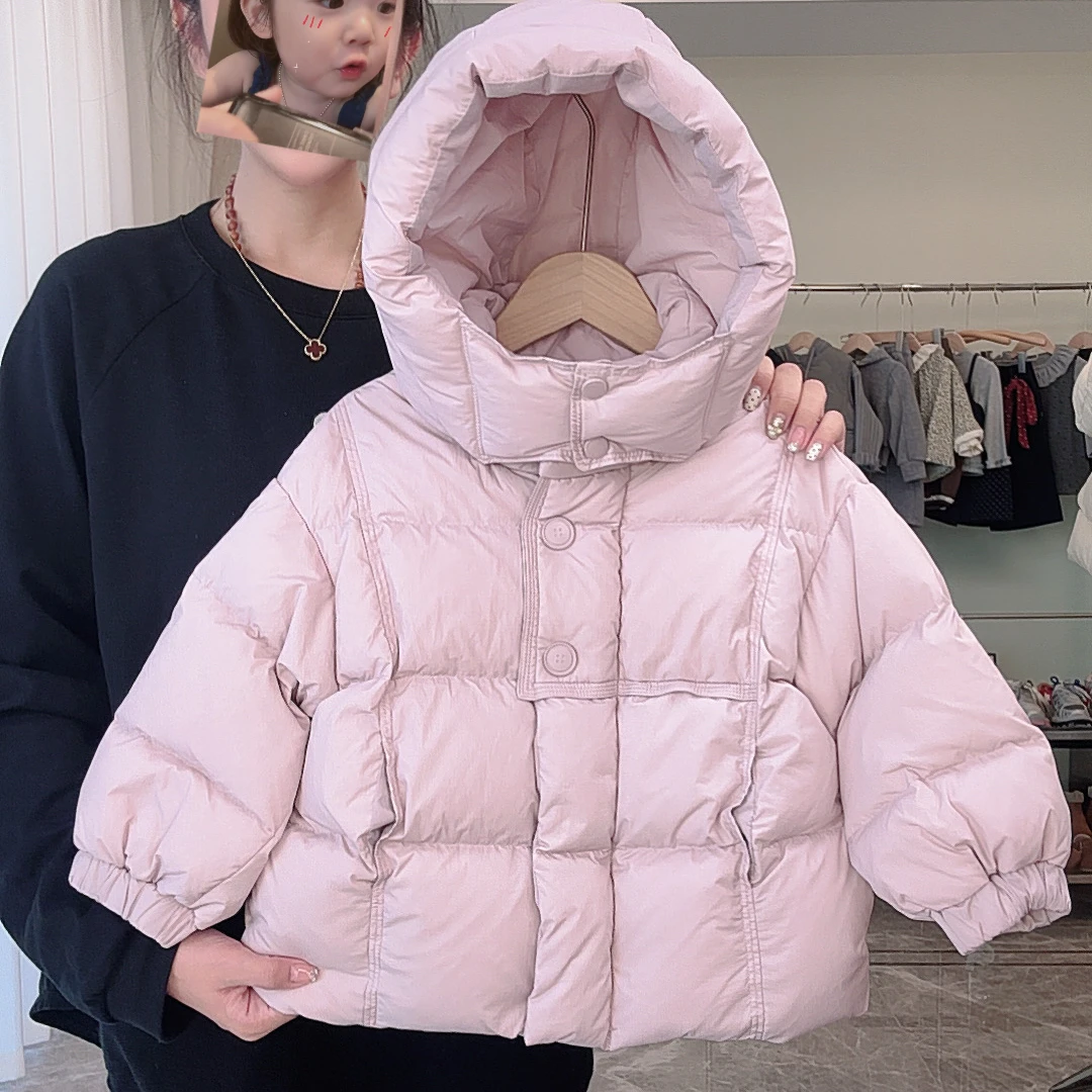 【多肉葡萄】冬季棉服女童冬款加绒加厚款保暖厚款休闲百搭棉服