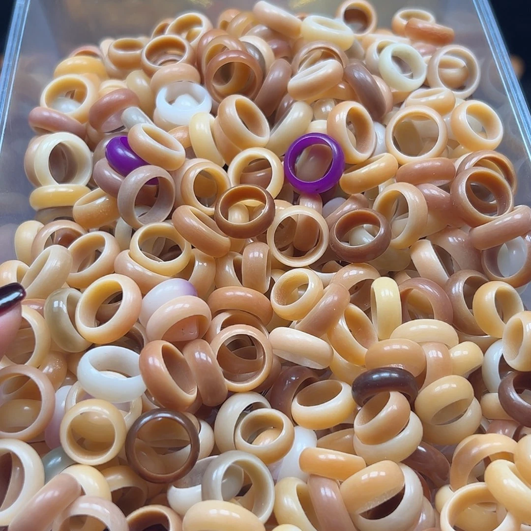 菩提根/象牙果手串微瑕跑环100颗