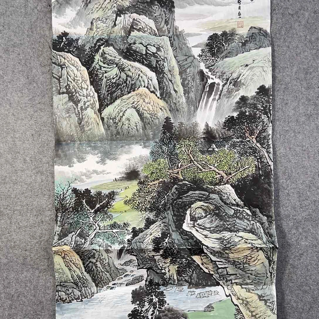 国画899 花鸟在此鸣叫时还要一