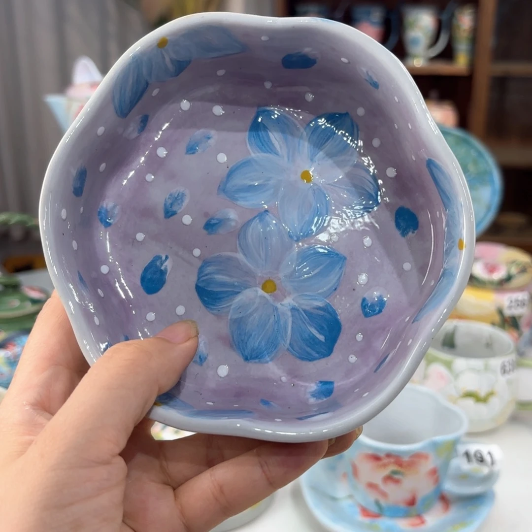 景德镇手绘高温釉下彩陶瓷茶具