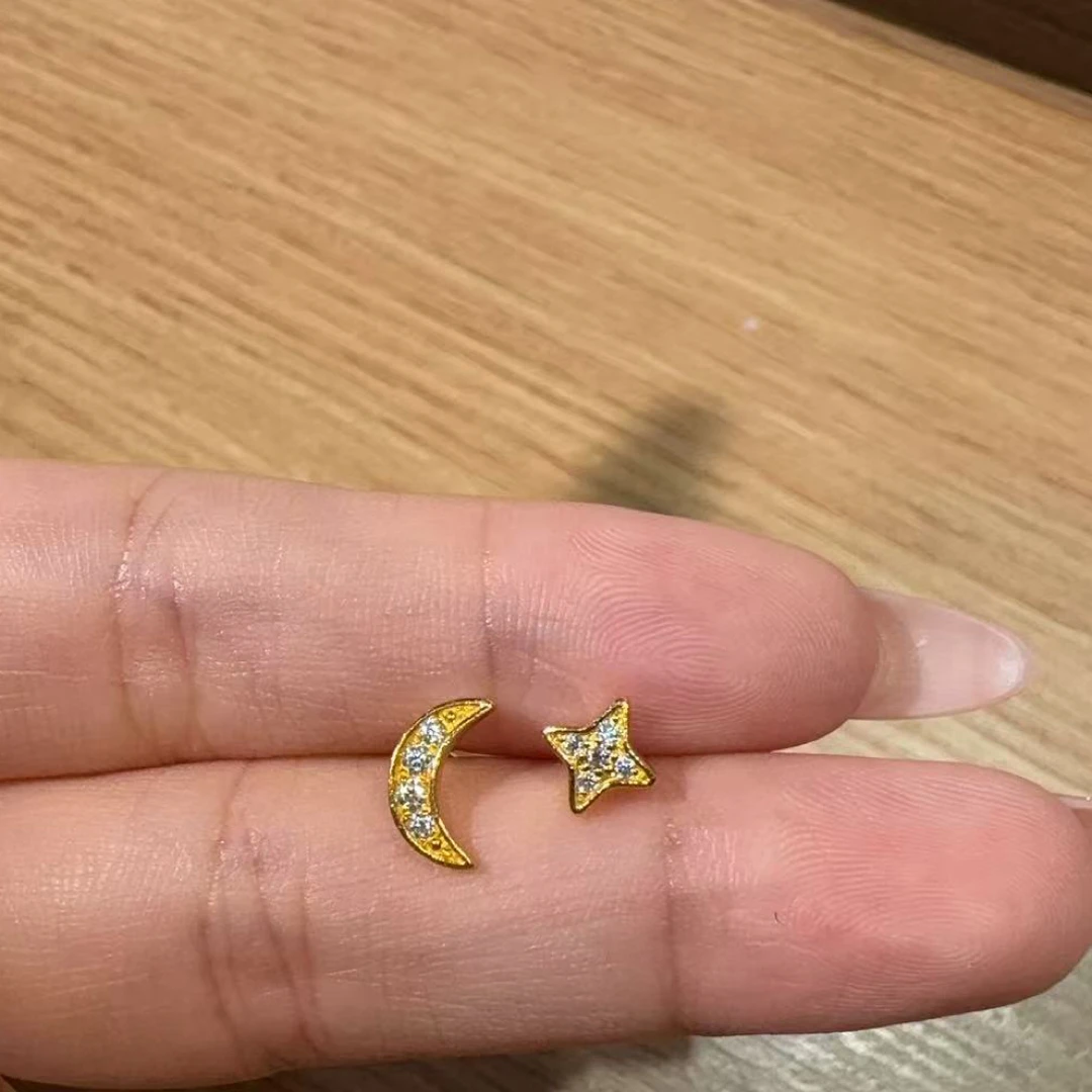 足金精品工艺耳饰