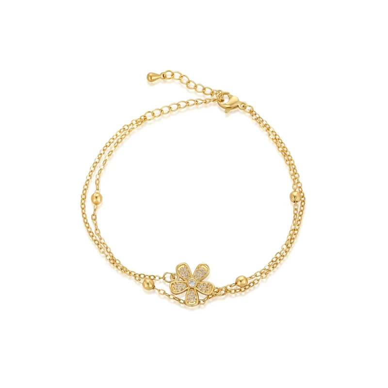 CD/ 镀K金 时尚轻奢气质百搭小众手链  X341