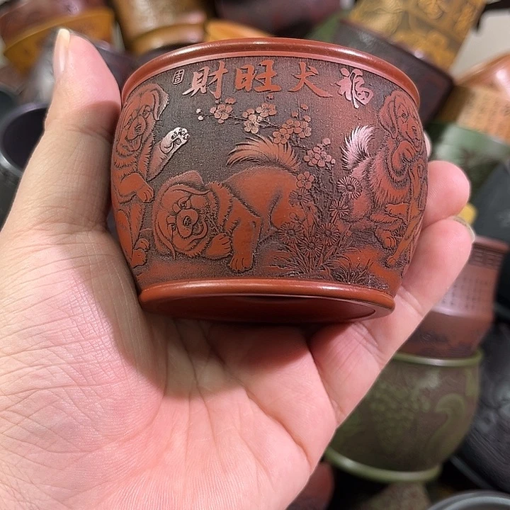 茶杯紫砂全手工紫砂主人杯