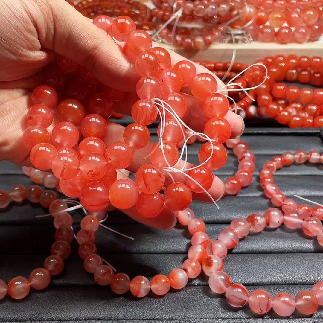 朱***珠手链未镶嵌南红玛瑙