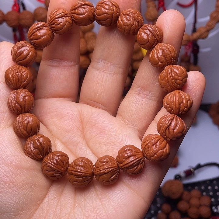 桃核吊坠龙纹桃枭