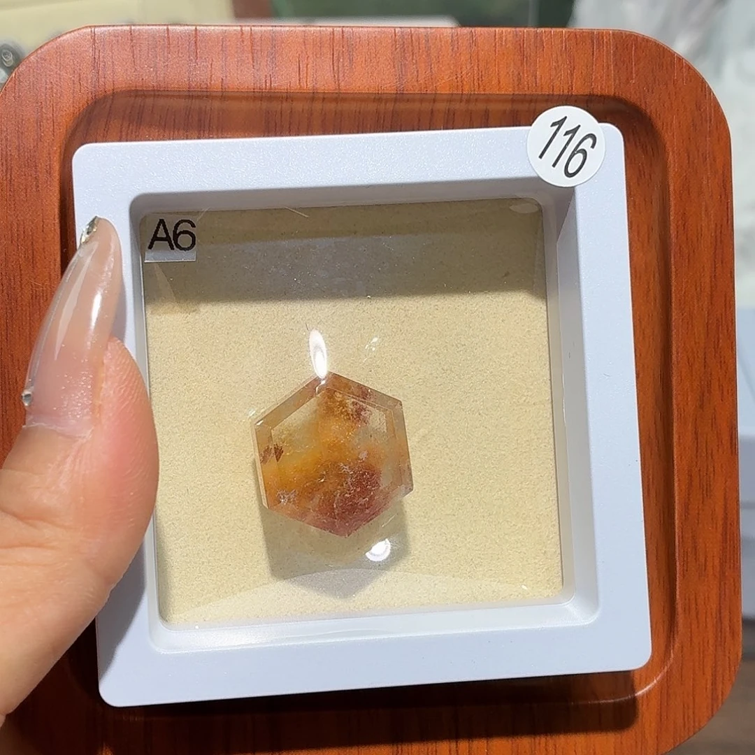****椒水晶戒指未镶嵌水晶