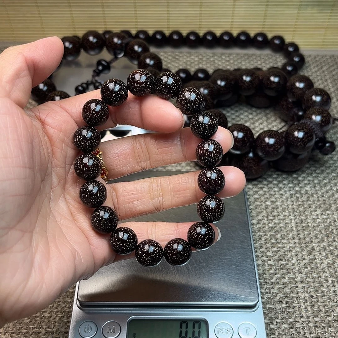 檀香紫檀（小叶紫檀）1.2 17颗 爆星