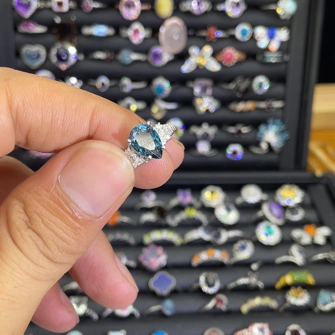 紫晶珠宝半成品未镶嵌
