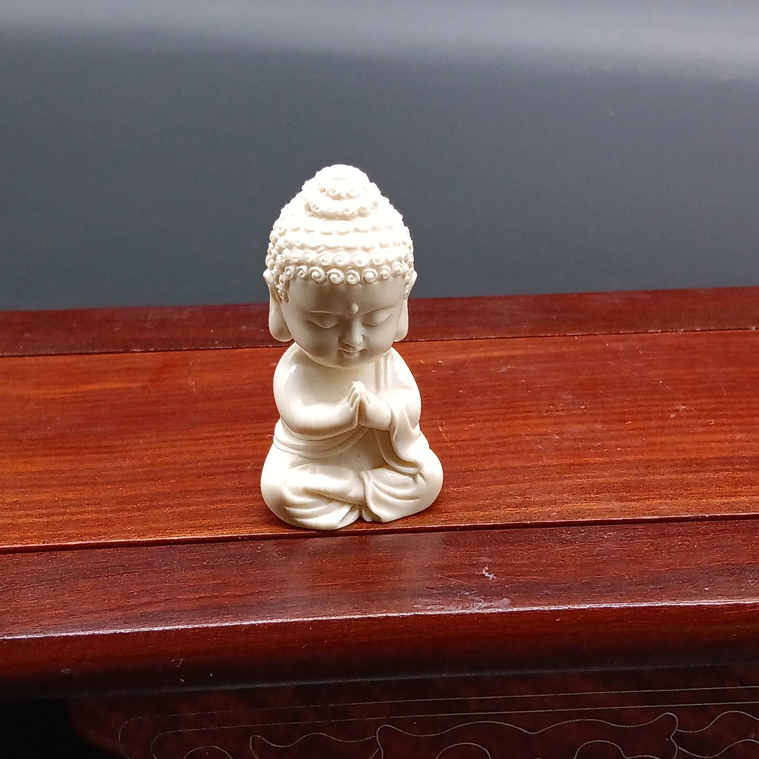 保真猛犸牙宝宝佛小摆件