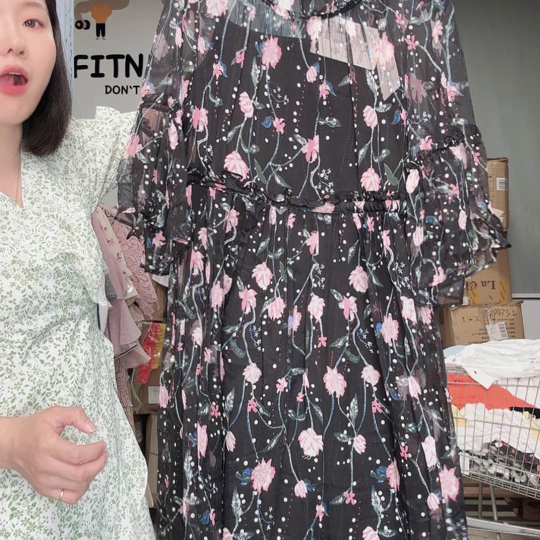 吊带桑100 女装两件套连衣裙