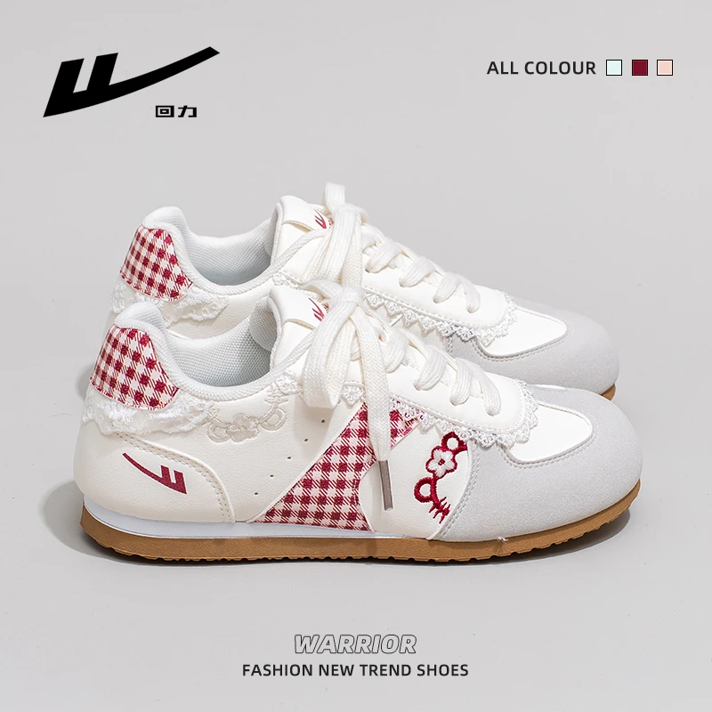 回力kt猫德训鞋女2026新款秋季学生百搭网红chic女鞋大童休闲鞋子